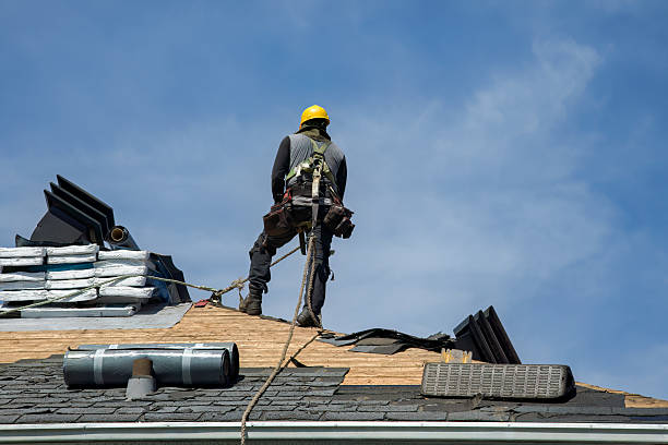 Professional Roofing technician working in Morton, MS